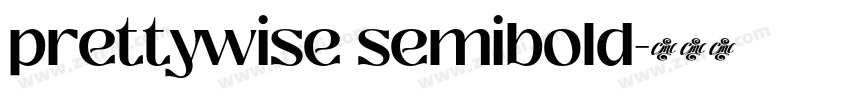 prettywise semibold字体转换 prettywise semibold字体转换
